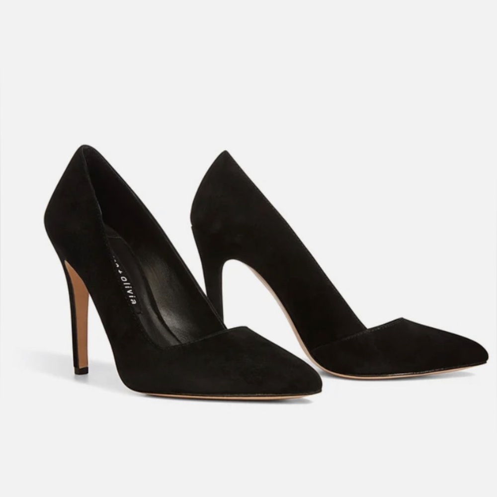 Alice + Olivia Dina Whipstitched Heel